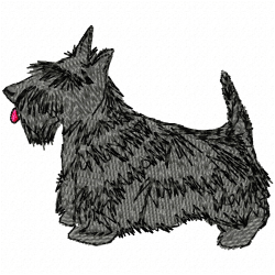 Dogs Embroidery Design 12